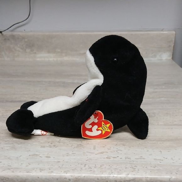 Ty Other - 🩵3/$20🩵 Ty Beanie Baby "Waves" The Killer Whale With Tags
